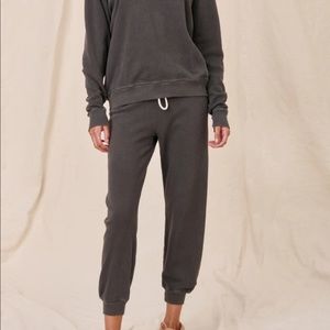 NWT The Great Stadium Sweatpants washed black sz1